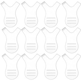 100 Pieces Y Lash Lift Tool, Lash Lift Applicator Tool Y Shape Comb for Lash Lift Eyelash Lift Brush Eyelash Perming Brush Lightweight for Eyelash Extension Makeup Tool Transparent