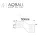 Aqbau® Universal S-Connector Set – 2 Pieces I Brass I
