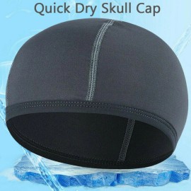 Unbranded Moisture Sweat Wicking Bald Dome Skull Cap Helmet Liner Sport Cooling Beanie Hat
