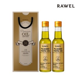 Roel 로엘 엑스트라버진 아보카도 오일 230ml x 2병 선물세트 Roehl Extra Virgin Avocado Oil 230ml x 2 Bottles Gift Set