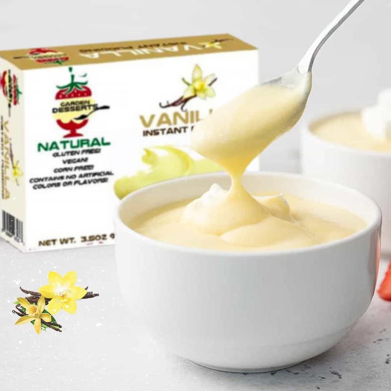 Chocolate & Vanilla Instant Pudding Mix - All Natural Pudding