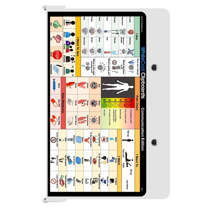 WhiteCoat Clipboard - White - Care & Communication Edition