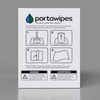 Portawipes Coin Tissues | 500 Pack with 4 Carrying Cases