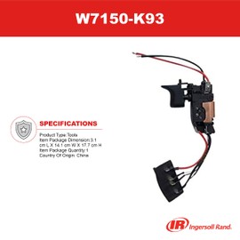 Ingersoll Rand W7150-K93 Trigger and Battery Connector Kit for Cordless Impact Wrench