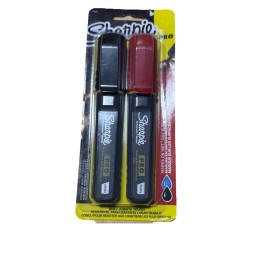 Sharpie 2018333 Permanent Marker Set,Chisel,Pk2