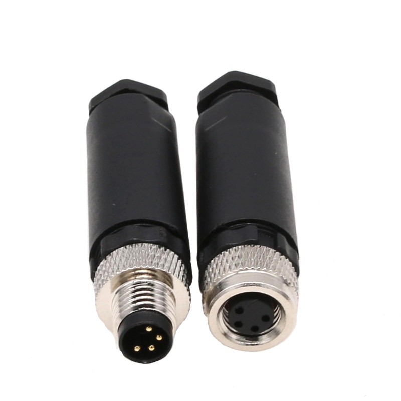 M8 Industrial Round Sensor 4 Pin Male & Female A