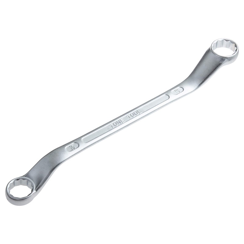 TONE M45-2427 Long Glasses Wrench (45°) Double Side Width 0.9