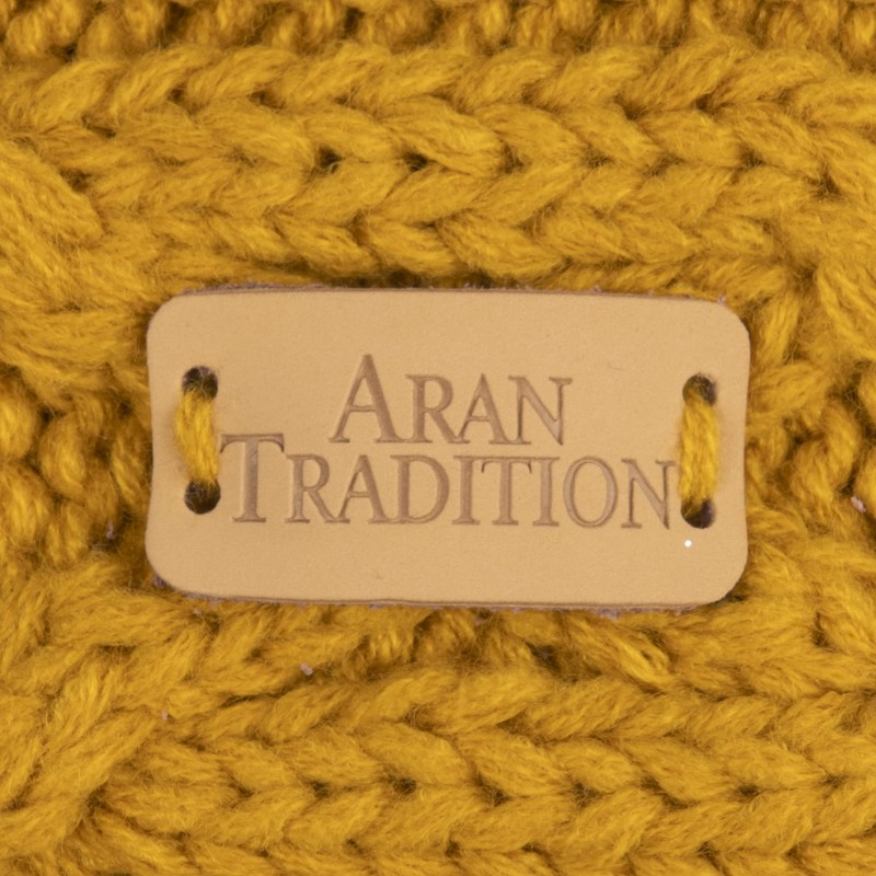 Aran Traditions Cable Knitted Style Headband (Cream)