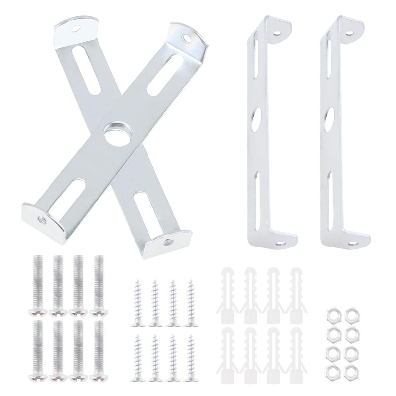 4 Pcs Ceiling Light Fixture Bracket, 90mm/105mm Alloy Lighting Bracket