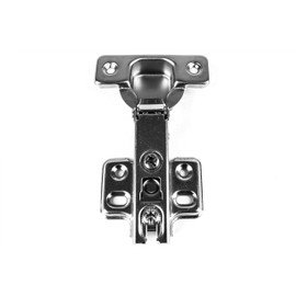 Berta (40 Pieces) Full Overlay Frameless European Hinges, 105 Degree 2-Cam 4-Way Adjustable Concealed Kitchen Cabinet Door Hinges with Screws