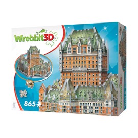 Wrebbit New - Wrebbit Castles & Cathedrals - Le Chateau Frontenac 3D Puzzle: 865 Pcs