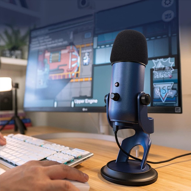 Foam Windscreen for Blue Yeti, Yeti Pro, MXL, Audio Technica