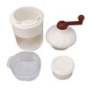 Portable Ice Crusher PP Manual Shaved Snow Cone Machine DIY