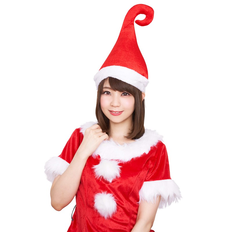 Clearstone Cosplay Christmas Witch Santa Hat Unisex Red