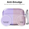 Svanove for Airpods Pro 2 Case Clear Hard Plastic, Transparent