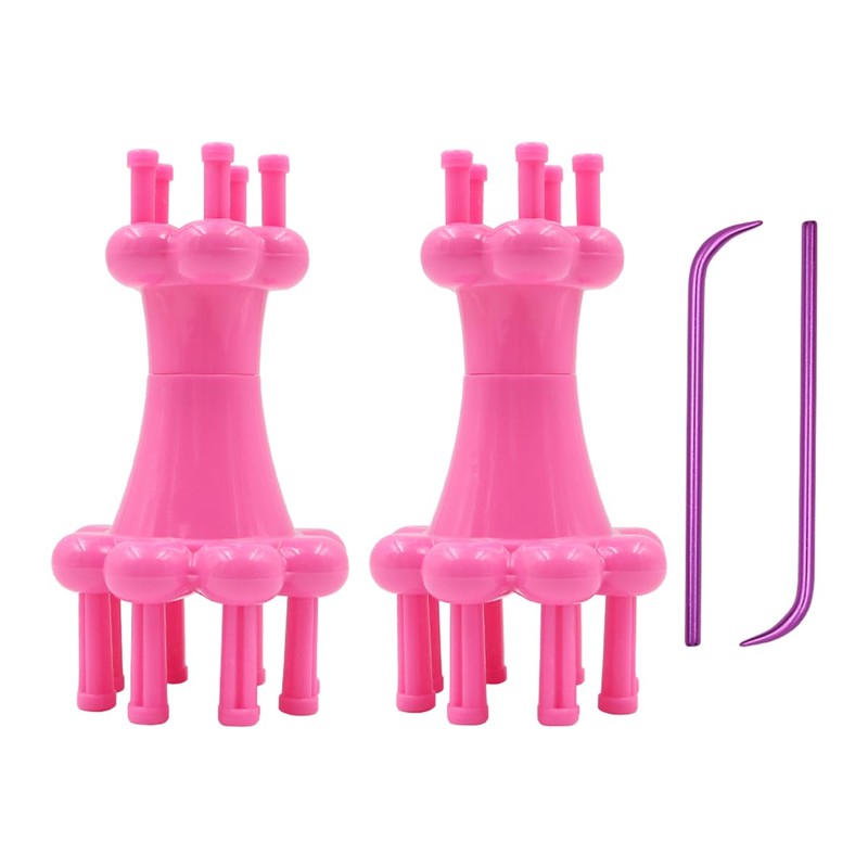 WANGCL 2 Pack Knit Spool Loom Set Small Knit Spool