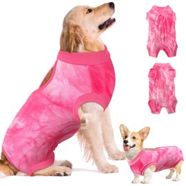 SlowTon Dog Recovery Suit - Surgery Recovery Suit for Female Male Dogs, Prevent Licking Dog Onesie After Surgery, E-Collar & Cone Alternative, Surgical Recovery Suit for Spay Abdominal Wound