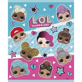 Unique 23803 Bags - LOL Surprise Party-Pack of 8, Multicolour