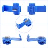 PRECIHW 200pcs Solderless Quick Splice Snap Wire Connectors, 18-14 AWG