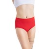 Capezio Women's Team Basic Brief, Red, Medium