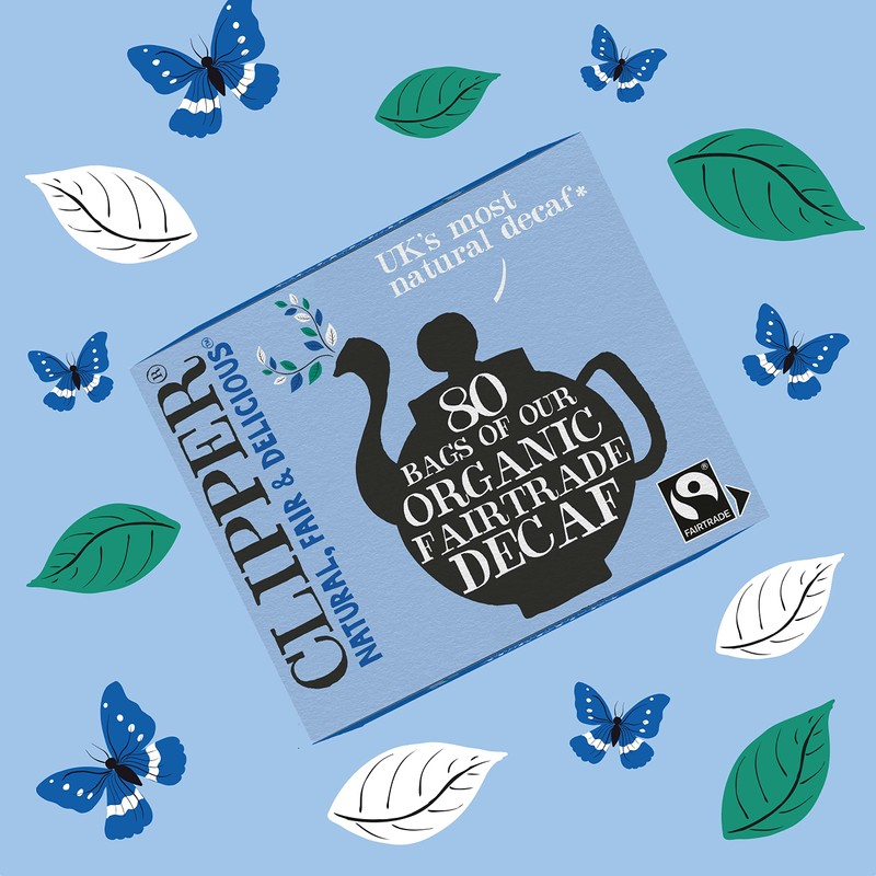 Clipper Tea, Black Tea Assam Blend, Fairtrade, Organic, Plant-Based, Decaf