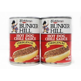 2 pack of Castleberry's Bunker Hill Original Hot Dog Chili Sauce 10oz