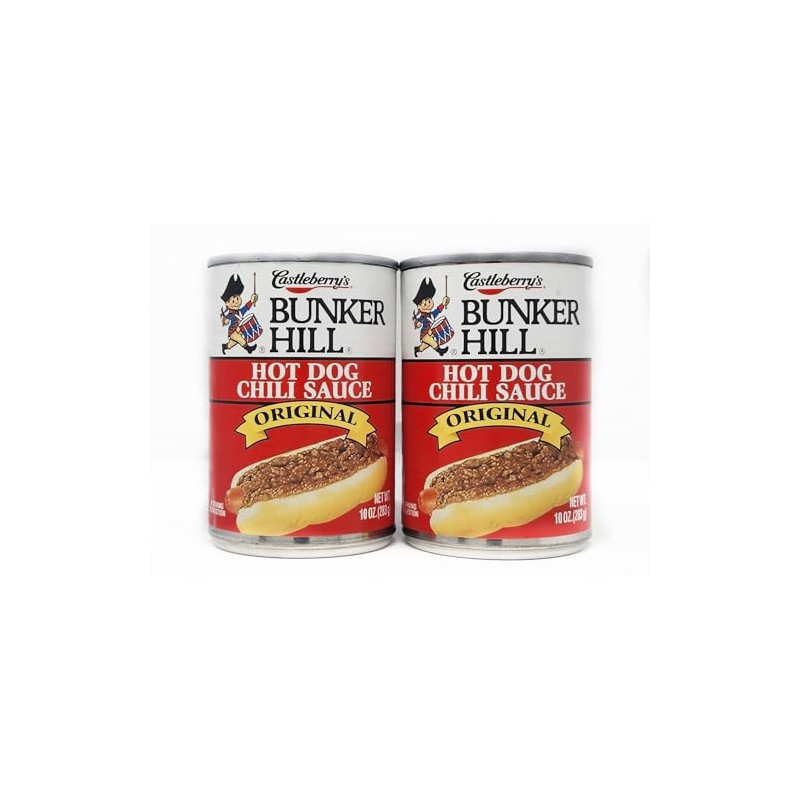 2 pack of Castleberry's Bunker Hill Original Hot Dog Chili