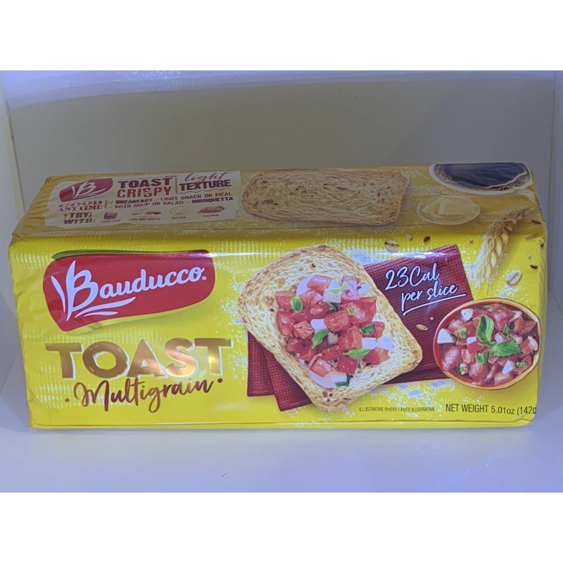 Bauducco TOAST crispbread - Original, Multigrain, Whole Wheat - 5.1oz