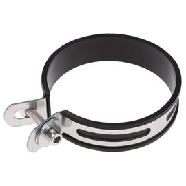 Auzkong Motorcycle Exhaust Bracket Universal Exhaust Bracket Clip Support Muffler, Bracket Attach Pipe Bracket Tape 1Pcs (100-115mm)