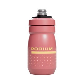 CamelBak Podium 15oz Bike Water Bottle - Easy Squeeze Bottle - Fits Most Bike Cages, Coral Sunset