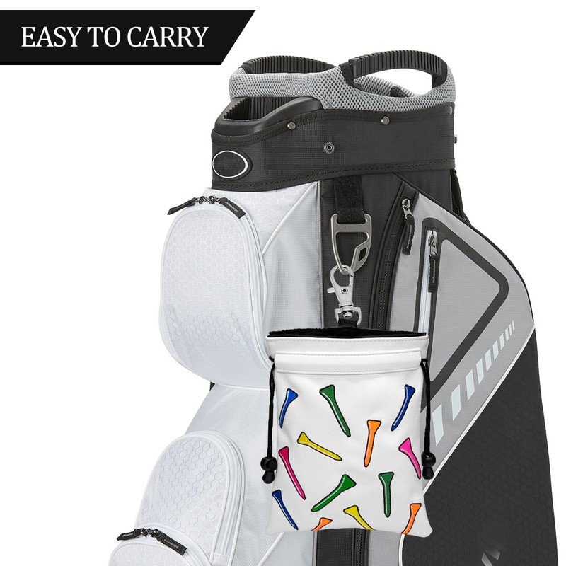PU Golf Ball Tennis Ball Storage Pouch Ball Bag Golf