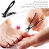 Nail Clippers 16mm Wide Large Jaw Opening for Thick Nail