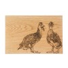 Selbrae House Oak Cutting Board. Quacking Ducks Design. Practical, Durable,