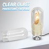 OhLectric Tubular G9 Glass Cover - Threaded Bulb Cover -