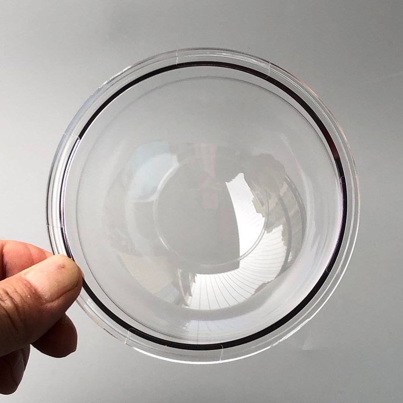 3.6 Inch Small PC Polycarbonate Clear Dome Cover CCTV Replacement