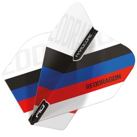 RED DRAGON Hardcore XT Tri-Stripe Dart Flights - 4 Sets Per Pack (12 Flights in Total)