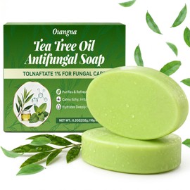 Antifungal Soap, Antibacterial Soap Bar with Tea Tree Oil, 2 Bars