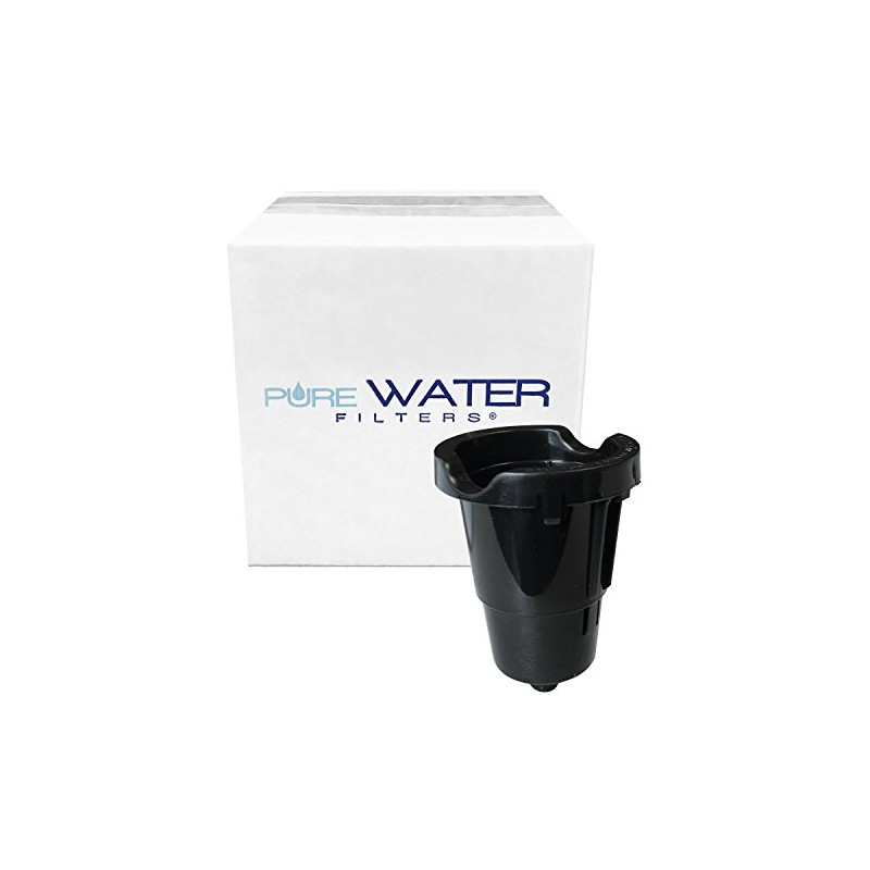 PureWater Filters Black Single-Serve Pod Holder with Puncture Needle Replacement