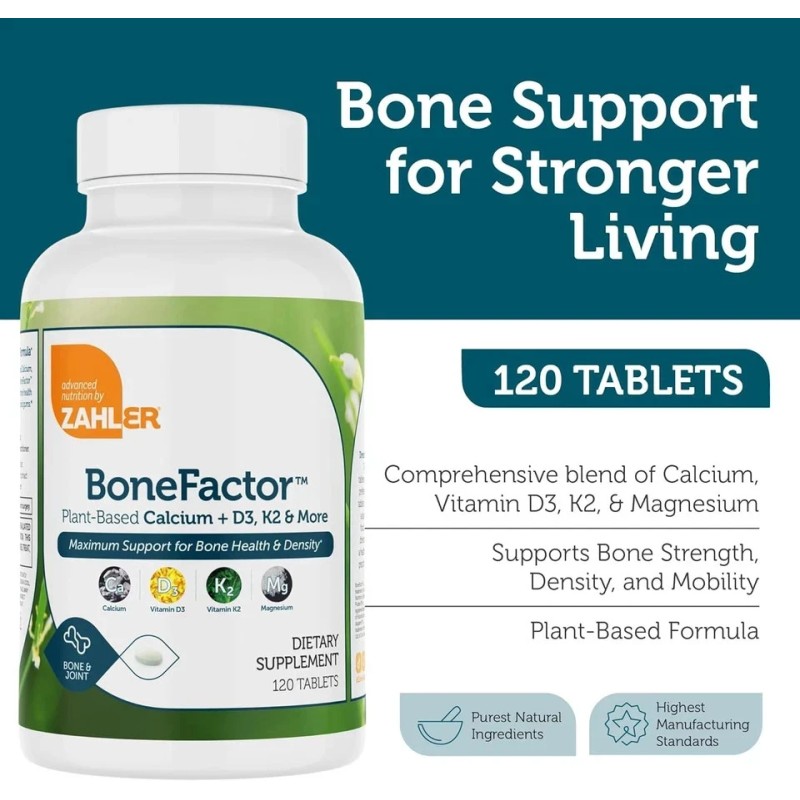 Zahler Bonefactor, Bone Strength Supplement containing Calcium, Vitamin D,...