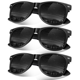 Sunier Polarized Sunglasses for Men and Women Matte Finish Sun glasses Color Mirror Lens UV Blocking (3 Pack)