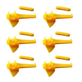 Nanchroadly 6 Sets Tire Changer Plastic Insert Universal Tire Machine Mount Demount Duck Heads Wheel Rim Protector for Tyre Changer Machine