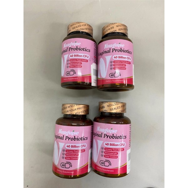 Unbranded 4x Nuaguise Vaginal Probiotics for Women, 40 Billion CFU