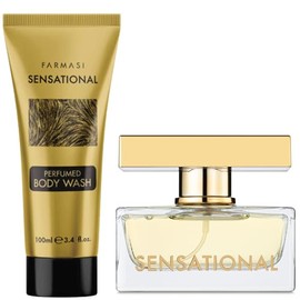 FARMASi Set: Women's Perfumed Shower Gel Sensational, 100ml/3.38flOz & Women's Perfumed Water Sensational, 50ml/1.69flOz - Luxurious Fragrance, Gentle Cleansing, Long-Lasting, Gift, Floral-Fruity