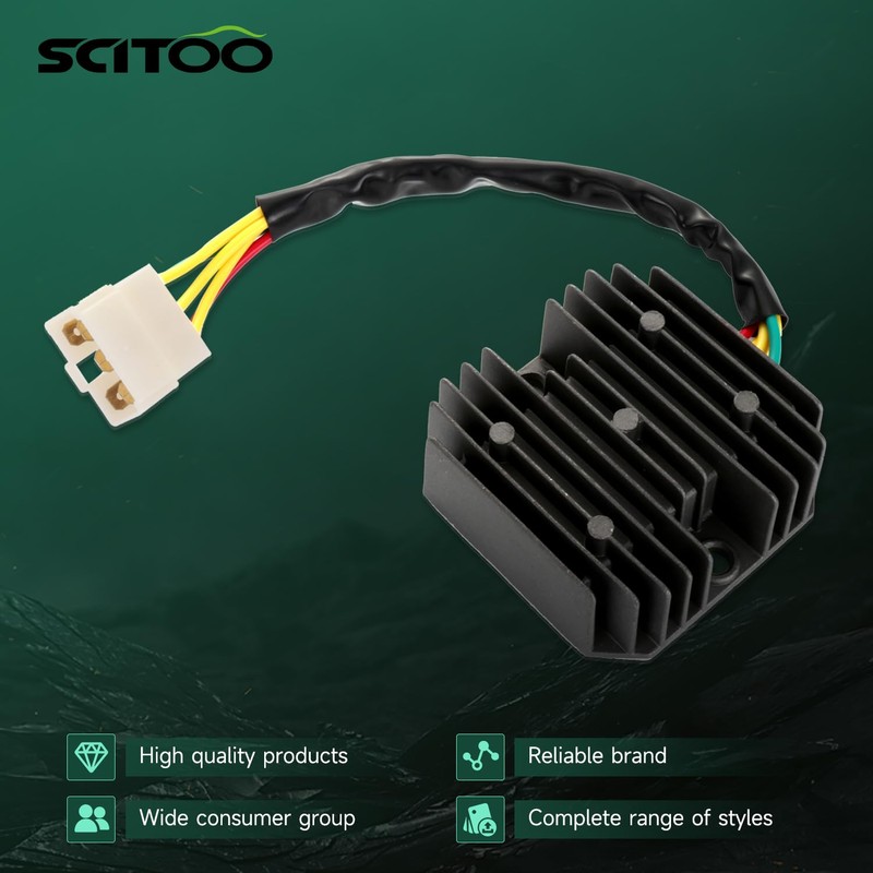 SCITOO Rectifier Regulator Compatible with Linhai 260 Touring Scooter Linhai