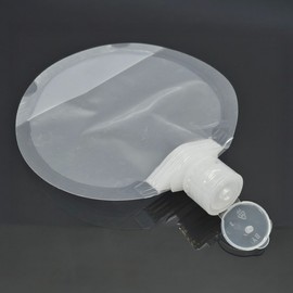 Travel Portable Round Pouch with Flip Lid 100ml 30ea
