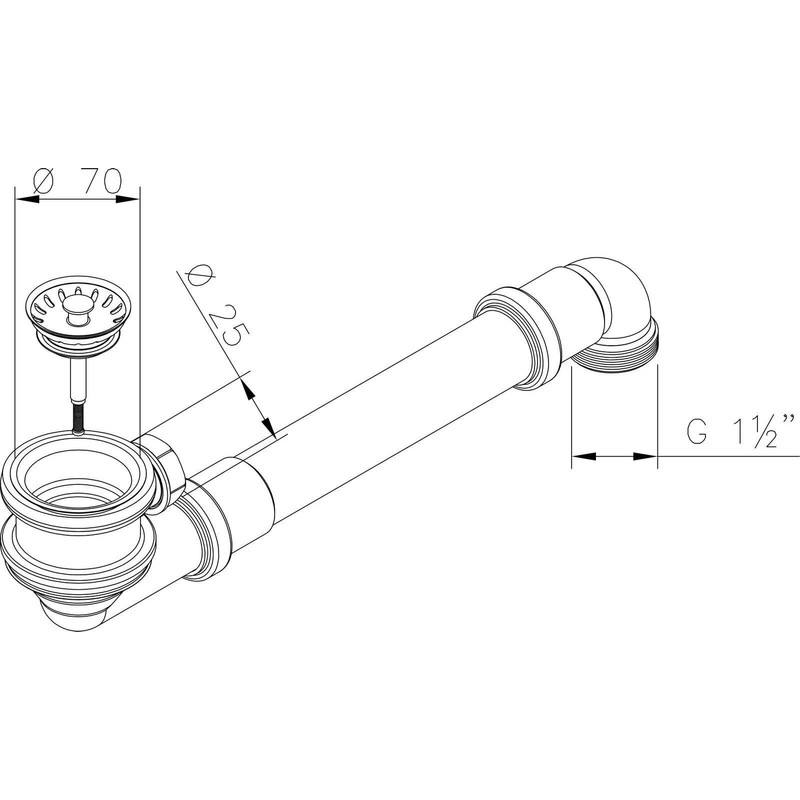 Aquade 6047 Strainer Basket Valve