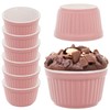 KADAX Soufflé Moulds Set, 6 Pieces, Diameter 9 cm, Crème