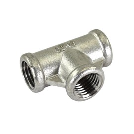 Duda Energy 3" Female Ports Stainless Steel Fittings Tee
