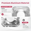 COZZIVITA Aluminum Gas Stove Burner Covers -Thicker Foil Square Burner