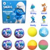 The Smurfs Bath Bombs with Action Figures-Brainy, Handy Smurf, Blossom,